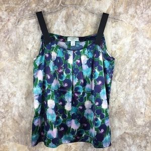 New Ann Taylor Loft watercolor silky tank top
